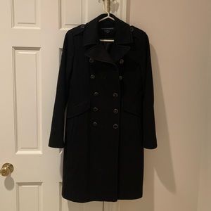 French Connection Double Breasted Wool Coat